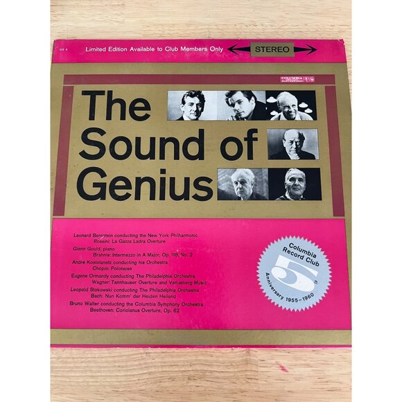 The Sound Of Genius Vinyl Record GS-6 Limited Edition Vintage Album - Picture 1 of 4